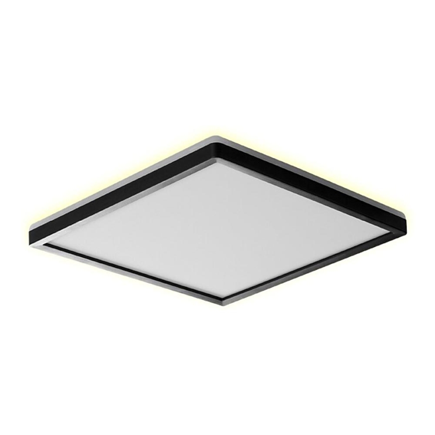 Prezent 27313 -LED lubinis vonios šviestuvas CORDIA SQ LED/18W/230V 3000/6000K IP54 juoda