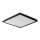 Prezent 27315 - LED lubinis vonios šviestuvas CORDIA SQ LED/24W/230V 3000/6000K IP54 juoda