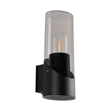 Prezent 28208A - Lauko sieninis šviestuvas ACREA 1xE27/35W/230V IP54 juoda