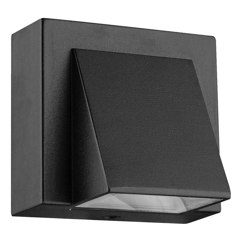 Prezent 31314 - LED sieninis lauko šviestuvas NAUTIC LED/3W/230V IP44 juoda