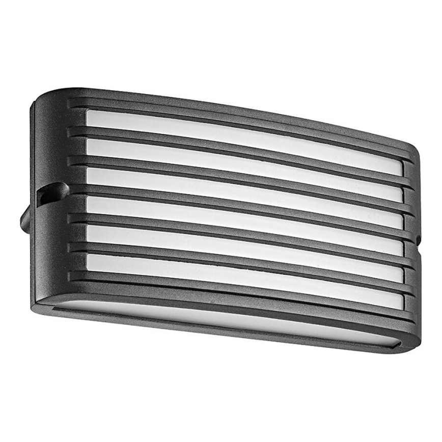Prezent 31317 - LED sieninis lauko šviestuvas PLUTO LED/9W/230V IP54 juoda