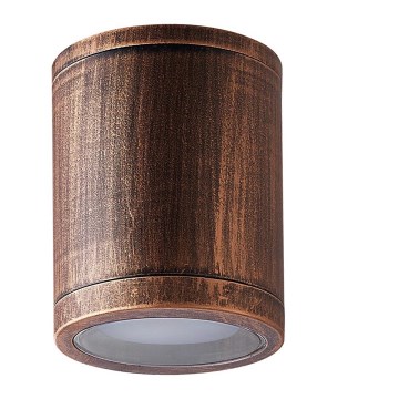 Prezent 48333 - Lauko taškinis šviestuvas MOPTI 1xE27/12W/230V bronzinis IP54