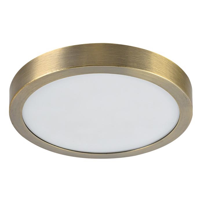 Prezent 49058 - LED lubinis šviestuvas LENYS LED/9W/230V 4000K diametras 12 cm žalvaris