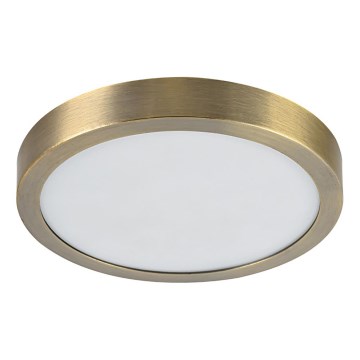 Prezent 49060 - LED lubinis šviestuvas LENYS LED/22W/230V 4000K diametras 22,5 cm žalvaris