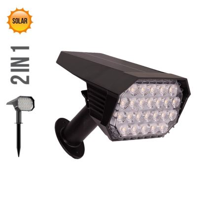 Prezent 65285 - LED apšvietimas, įkraunamas saulės energija 2in1 FOLD LED/4,8W/3,7V IP65 1200 mAh