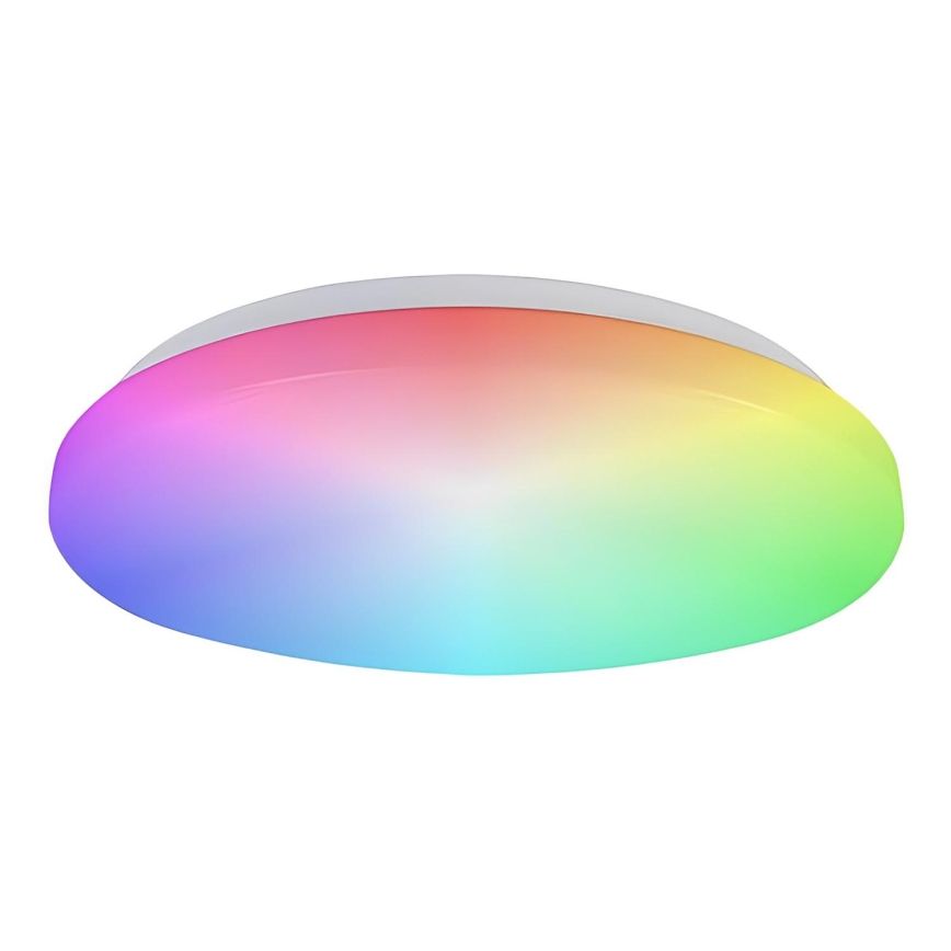 Prezent 70013 - LED RGB Reguliuojamas lubinis šviestuvas su garsiakalbiu BLISS LED/50W/230V 3000-6500K + nuotolinio valdymo pultas