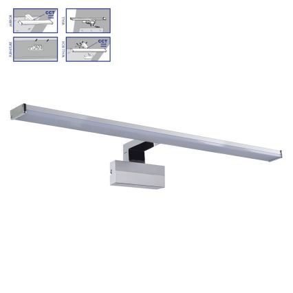 Prezent 70228 - LED vonios veidrodžio apšvietimas TREMOLO PLUS LED/12W/230V IP44 3000/4000K 78 cm