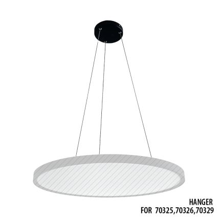 Prezent 70330 - Maitinimo laidas su 3 laidais TRIMO 15x100 cm juoda