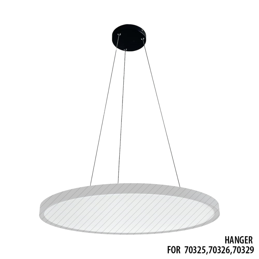 Prezent 70330 - Maitinimo laidas su 3 laidais TRIMO 15x100 cm juoda