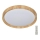 Prezent 71330 - LED reguliuojamas lubų šviestuvas WOODEN LED/33W/230V 3000-6500K + nuotolinis valdymas