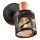 Prezent 75467 - Sieninis akcentinis šviestuvas ANTARES 1xE14/40W/230V juoda/varis