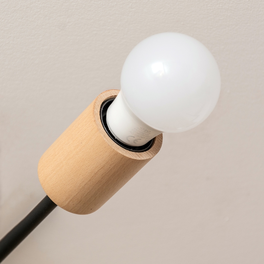 Prie lubų montuojama liustra CAMBRIDGE 4xE27/15W/230V pušis