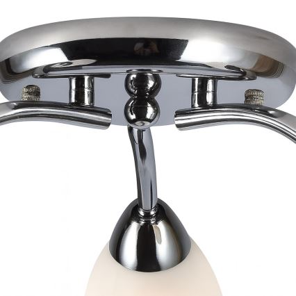 Prie lubų montuojama liustra PORTOS 3xE14/10W/230V blizgus chromas