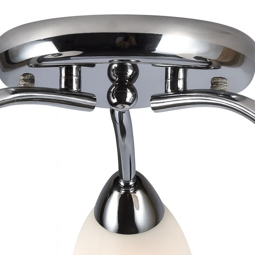 Prie lubų montuojama liustra PORTOS 3xE14/10W/230V blizgus chromas