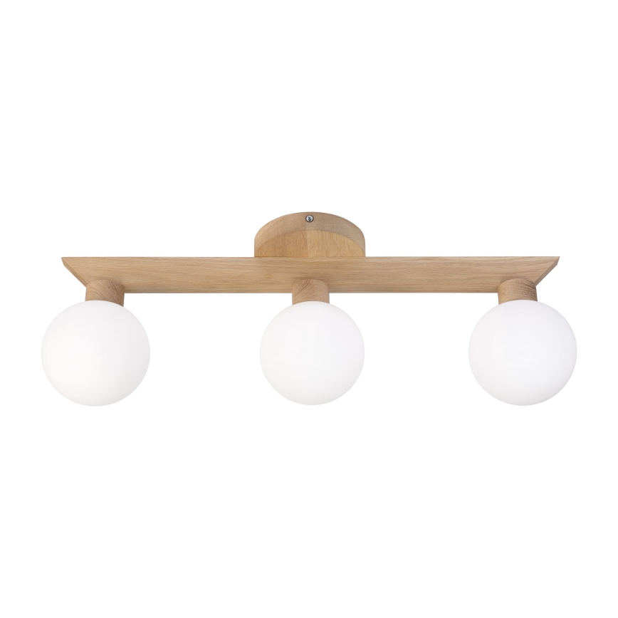 Prie lubų montuojamas šviestuvas ANTONIO 3xG9/5W/230V ąžuolas/balta