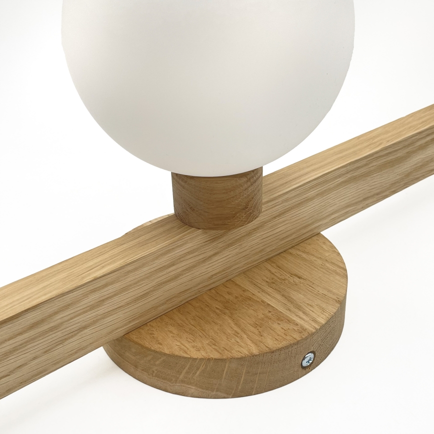 Prie lubų montuojamas šviestuvas ANTONIO 3xG9/5W/230V ąžuolas/balta