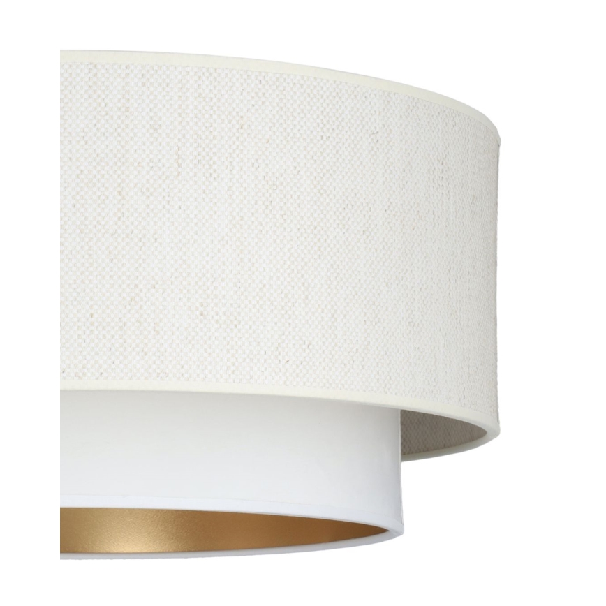 Prie lubų montuojamas šviestuvas NATIA 1xE27/60W/230V, skersmuo 45 cm, baltas