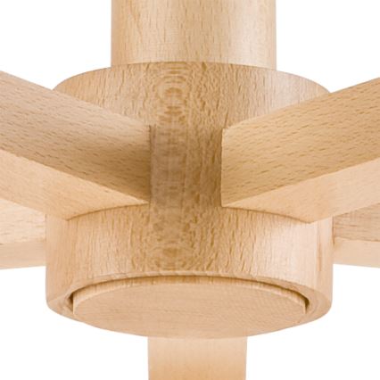 Prie lubų montuojamas šviestuvas ELLIE 5xE27/60W/230V baltas/ąžuolas