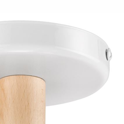 Prie lubų montuojamas šviestuvas ELLIE 5xE27/60W/230V baltas/ąžuolas