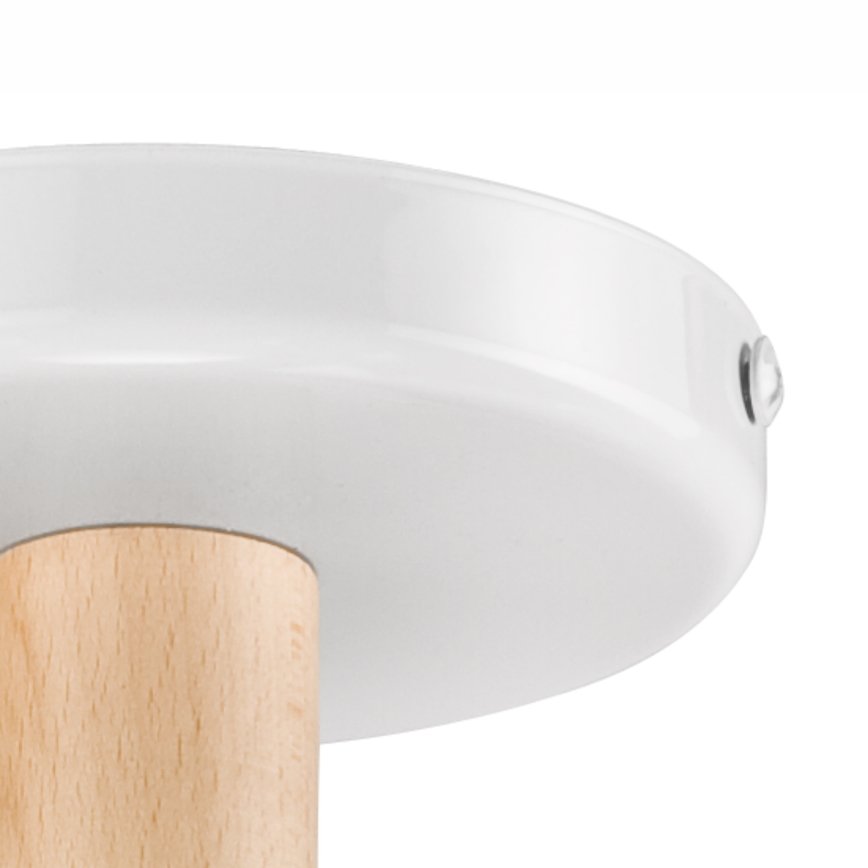 Prie lubų montuojamas šviestuvas ELLIE 5xE27/60W/230V baltas/ąžuolas