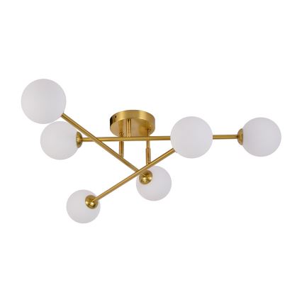 Prie lubų tvirtinamas šviestuvas DORADO 6xG9/28W/230V auksinis