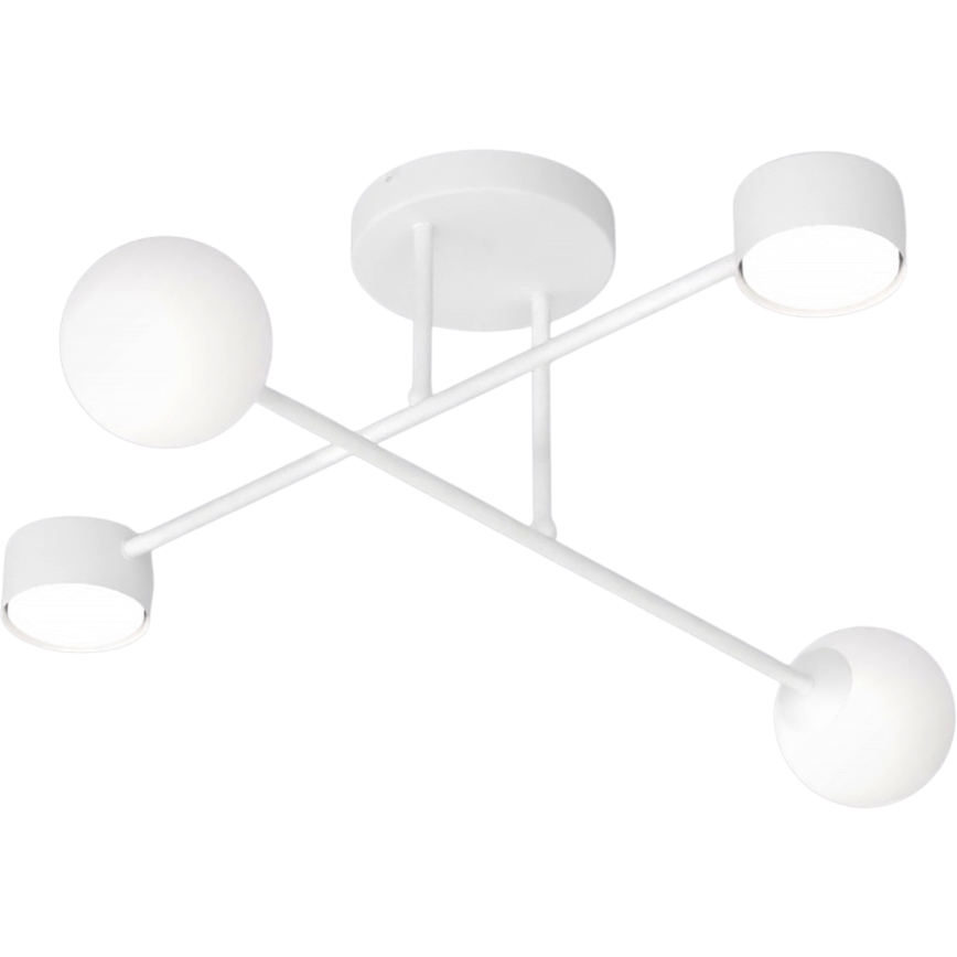 Prie lubų tvirtinamas šviestuvas HOLON 2xG9/8W/230V + 2xGX53/12W baltas