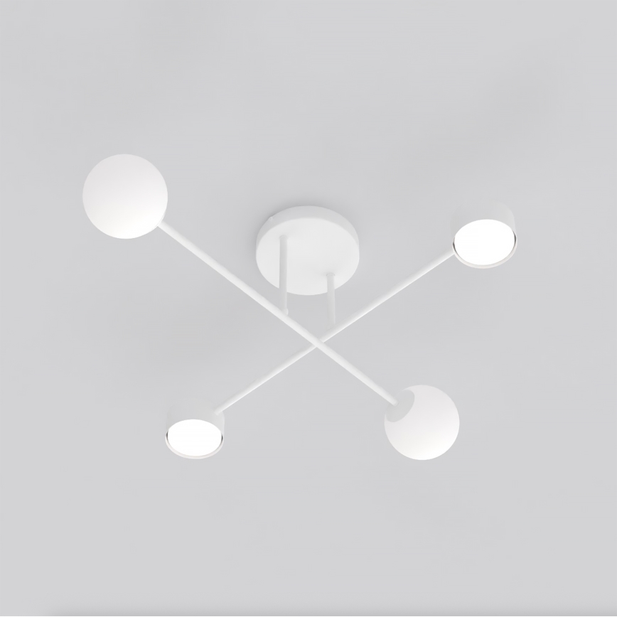 Prie lubų tvirtinamas šviestuvas HOLON 2xG9/8W/230V + 2xGX53/12W baltas