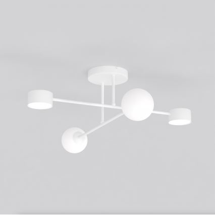 Prie lubų tvirtinamas šviestuvas HOLON 2xG9/8W/230V + 2xGX53/12W baltas