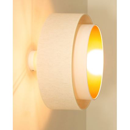 Prie lubų tvirtinamas šviestuvas NATIA 1xE27/60W/230V baltas