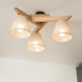 Prie sieną montuojamas šviestuvas ANTONIO 3xE14/40W/230V ąžuolas