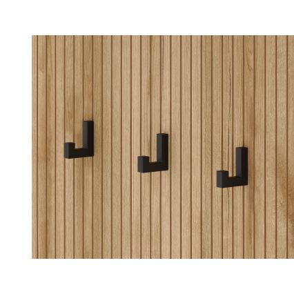 Prieškambario sienelė su veidrodžiu SVEN ruda/balta