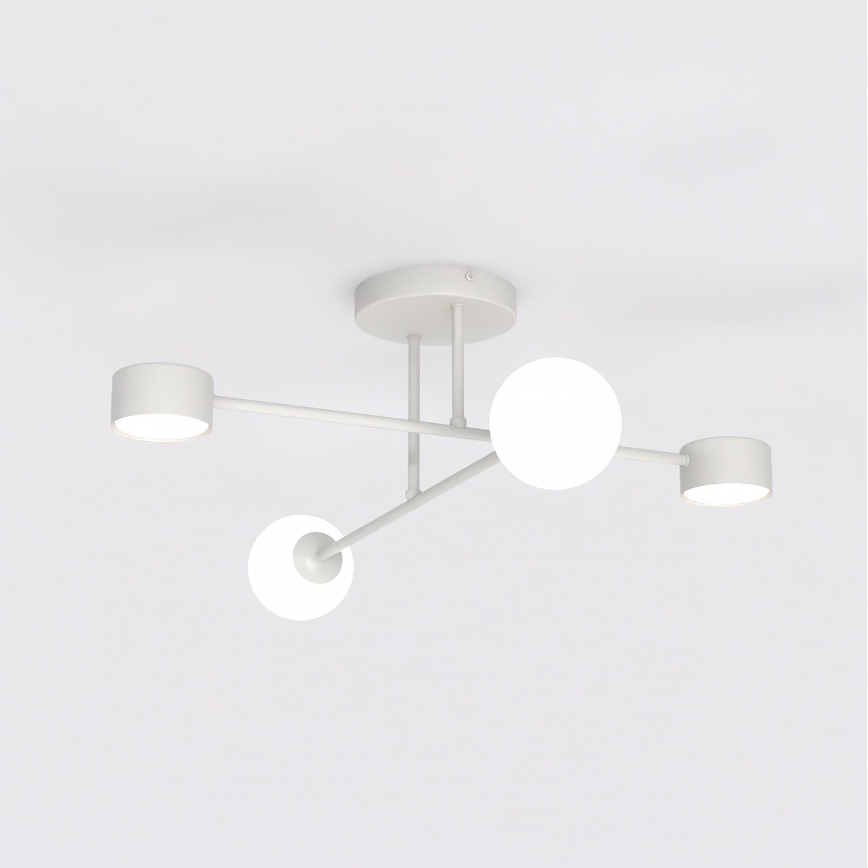 Prigludęs liustras HOLON 2xG9/8W/230V + 2xGX53/12W pilkas