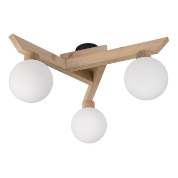 Prigludęs lubinis šviestuvas ANTONIO 3xG9/5W/230V ąžuolas/balta