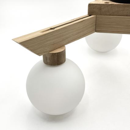 Prigludęs lubinis šviestuvas ANTONIO 3xG9/5W/230V ąžuolas/balta