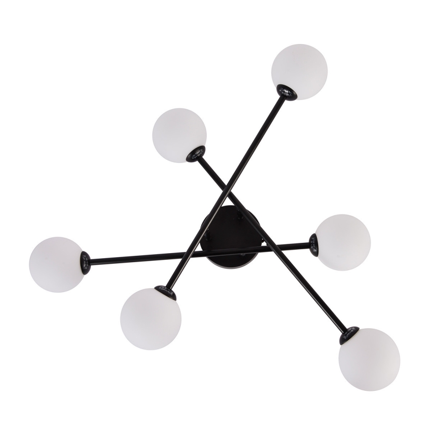 Prigludęs lubinis šviestuvas DORADO 6xG9/28W/230V juodas