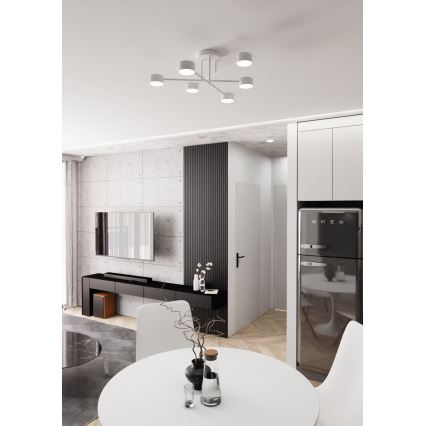 Prigludęs lubinis šviestuvas HALO 6xGX53/10W/230V baltas