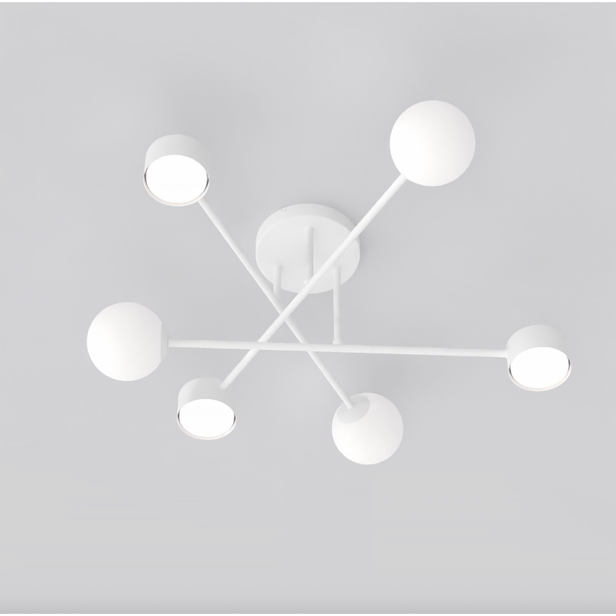Prigludęs lubinis šviestuvas HOLON 3xG9/8W/230V + 3xGX53/12W baltas