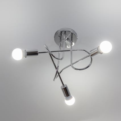 Prigludęs lubinis šviestuvas OXFORD 3xE27/15W/230V, blizgus chromas