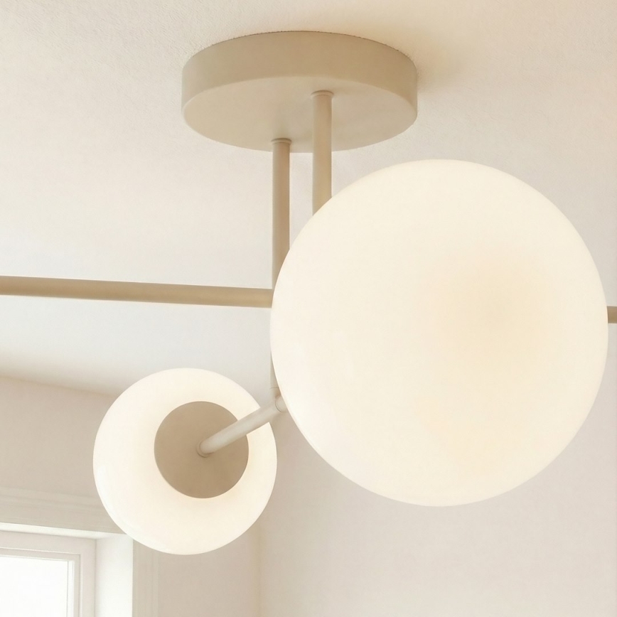 Prigludęs lubinis šviestuvas ROMA 4xE14/10W/230V smėlio spalvos