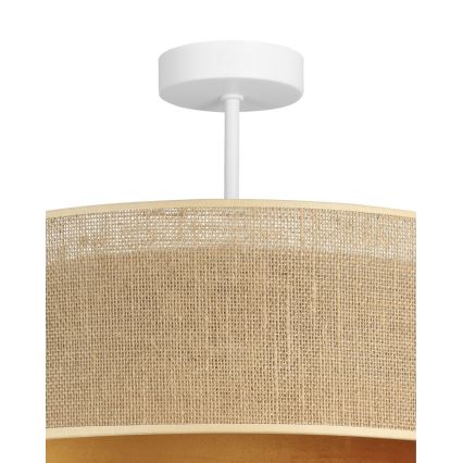 Prigludęs lubinis šviestuvas SARTA 1xE27/60W/230V vario/juta