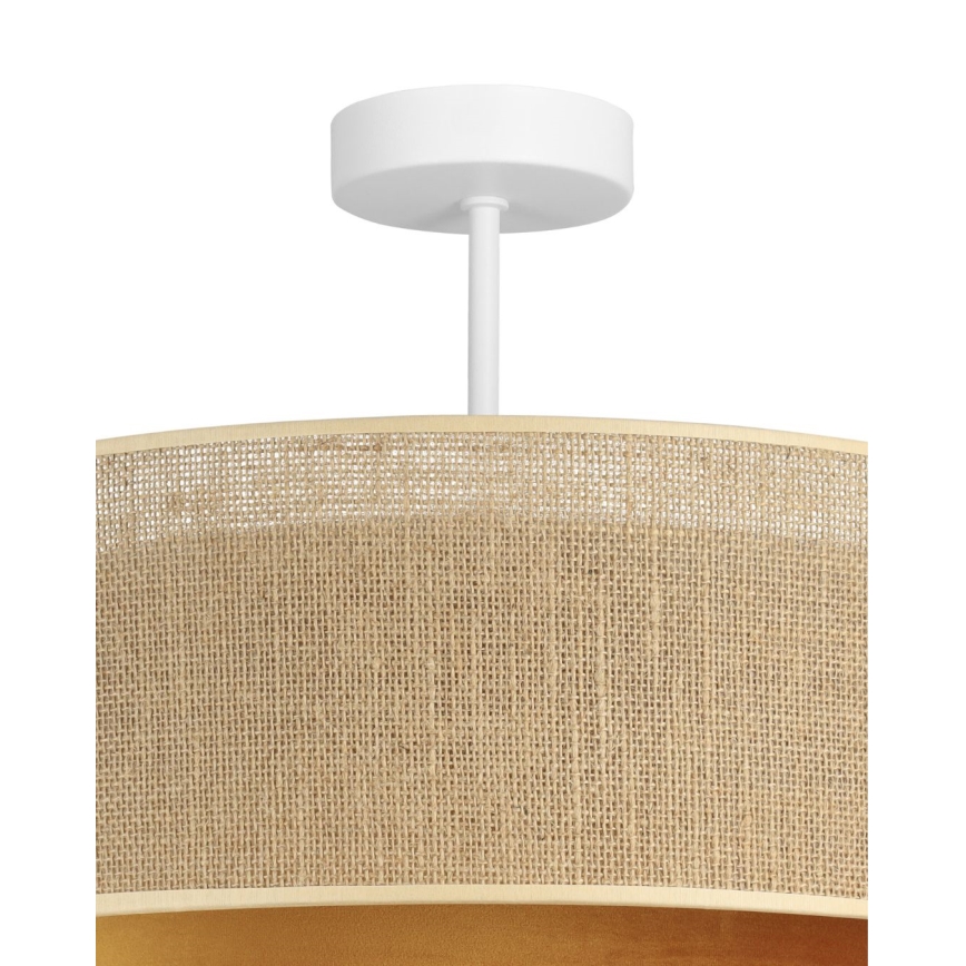 Prigludęs lubinis šviestuvas SARTA 1xE27/60W/230V vario/juta