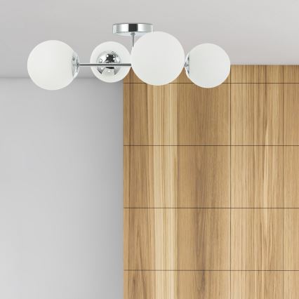 Prigludęs lubų šviestuvas MADDIE 4xE14/5W/230V blizgus chromas