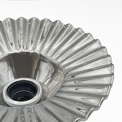 Prigludęs lubų šviestuvas TRISH 1xE27/15W/230V blizgus chromas/dūminė juoda