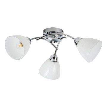 Prigludęs prie lubų šviestuvas CLARA 3xE27/15W/230V blizgus chromas