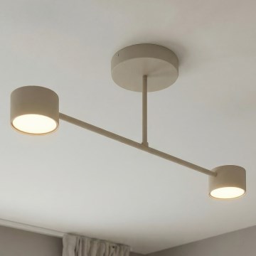 Prigludęs prie lubų šviestuvas HALO 2xGX53/10W/230V smėlio spalvos