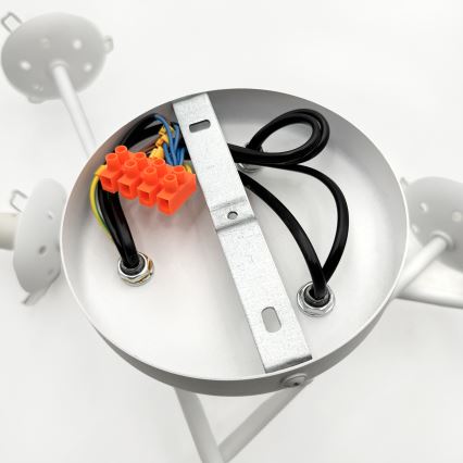 Prigludęs prie lubų šviestuvas MALENA 6xE14/5W/230V baltas