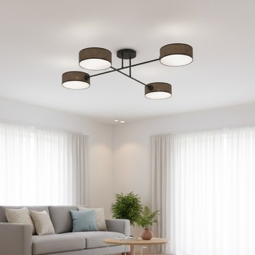 Prigludęs šviestuvas MAGA 4xE14/10W/230V rudos spalvos