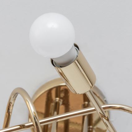 Prigludusi liustra OXFORD 5xE27/15W/230V auksinė