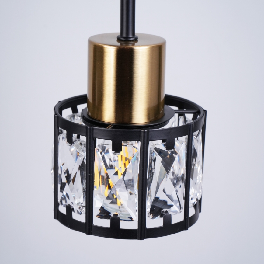 Prigludusi liustra ZAHARA 3xE27/10W/230V juoda