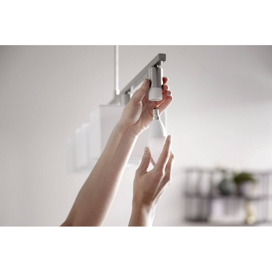Pritemdoma LED elektros lemputė Philips Hue WHITE E14/5,5W/230V